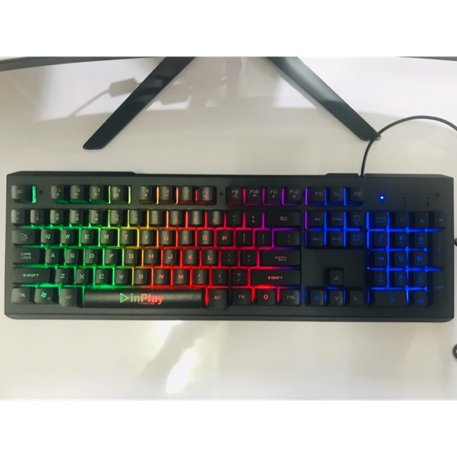 InPlay Dark Knight DK104 or DK 87 RGB Led Gaming Keyboard Shopee