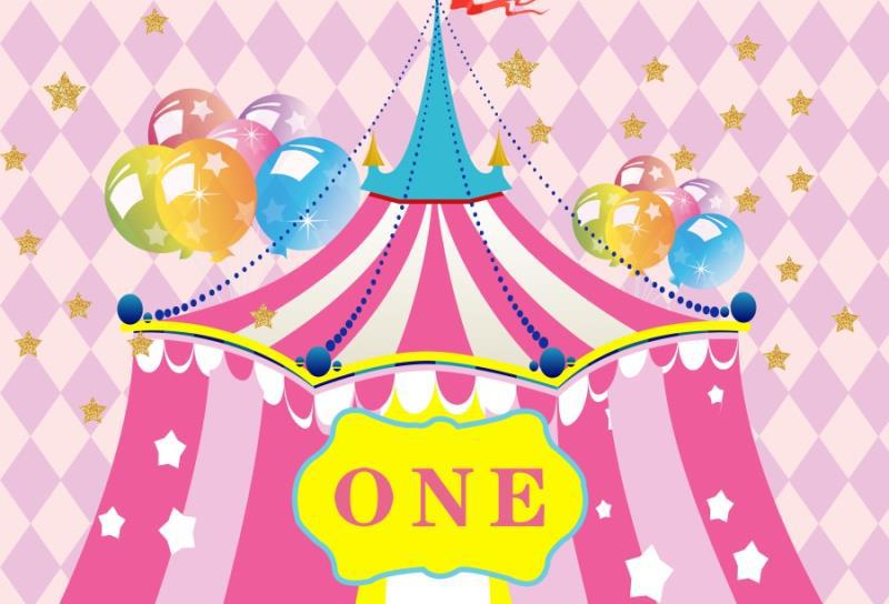 Newborn Kids Circus Theme Birthday Party Backdrop Circus Photography Portrait Carnival Baby Shower Photo Shoot Props #7