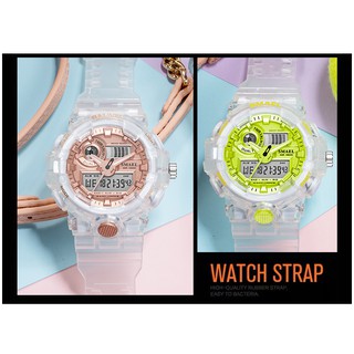 Smael 8023 Sport Watch Men's Waterproof Top Brand Digital Quality Plastic Band Dual Display Wristwatch #5