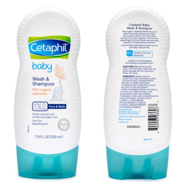 cetaphil baby ingredients