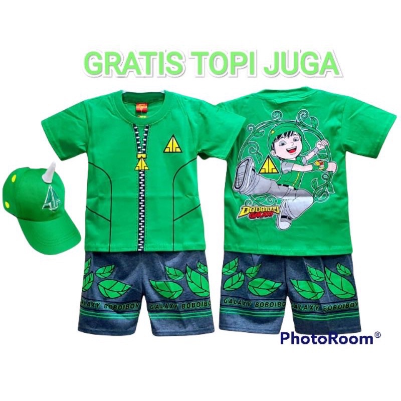 Free BOBOIBOY Hats/BOBOIBOY Children's Clothes/BOBOIBOY Leaf Children's Suits/Boys Suits