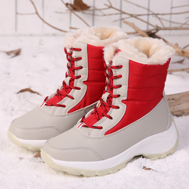 Ayugugu women snow boots waterproof winter shoes woman boots | Shopee  Philippines