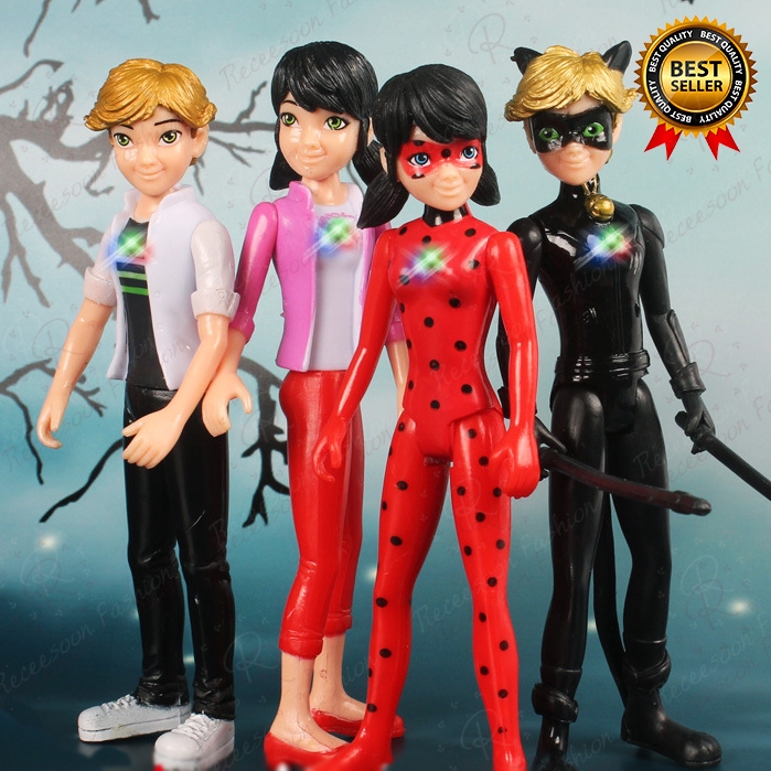 miraculous tales of ladybug and cat noir dolls