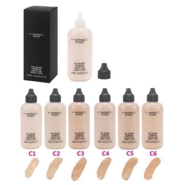 Mac face n body foundation