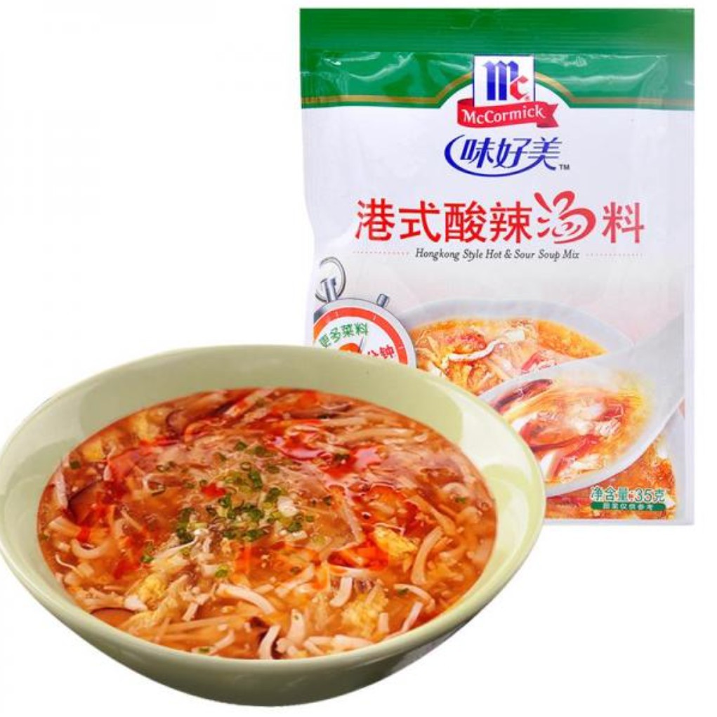 Mccormick Hong Kong Hot And Sour Soup Mix 35g Shopee Philippines