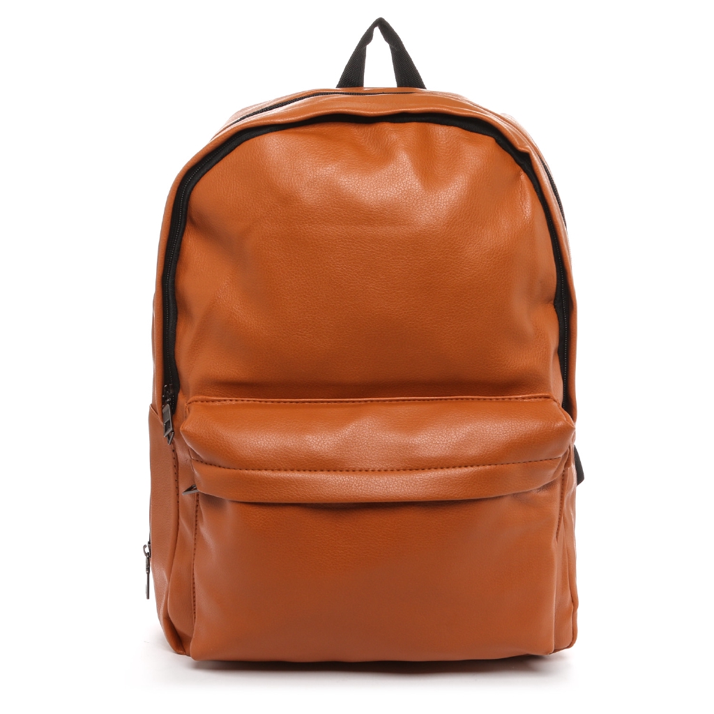 mens tan backpack