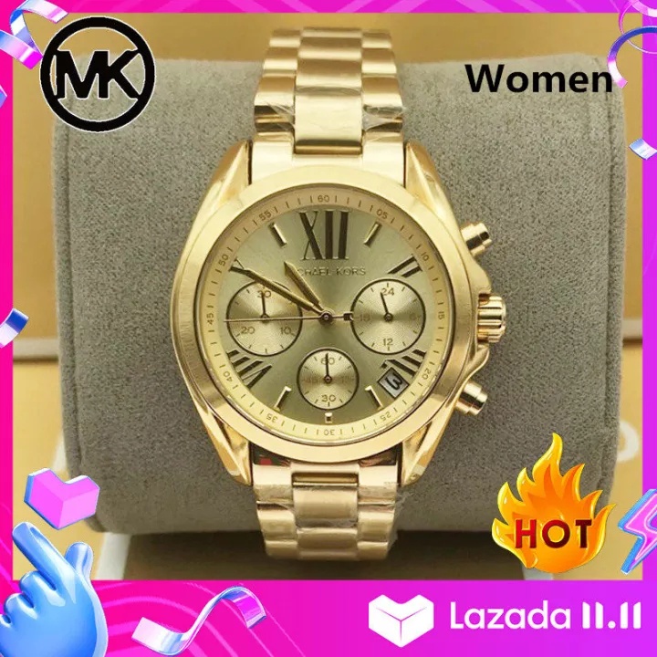 （Selling）MICHAEL KORS Watch For Women Pawnable Original Sale Gold MK Watch For Women Pawnable Origin