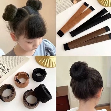 Ready Stock】∏Women Fashion Disk Hair Clip Donut Quick Messy Bun Updo Curler  Hairstyle Tool | Shopee Philippines