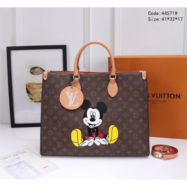 louis vuitton mickey mouse luggage