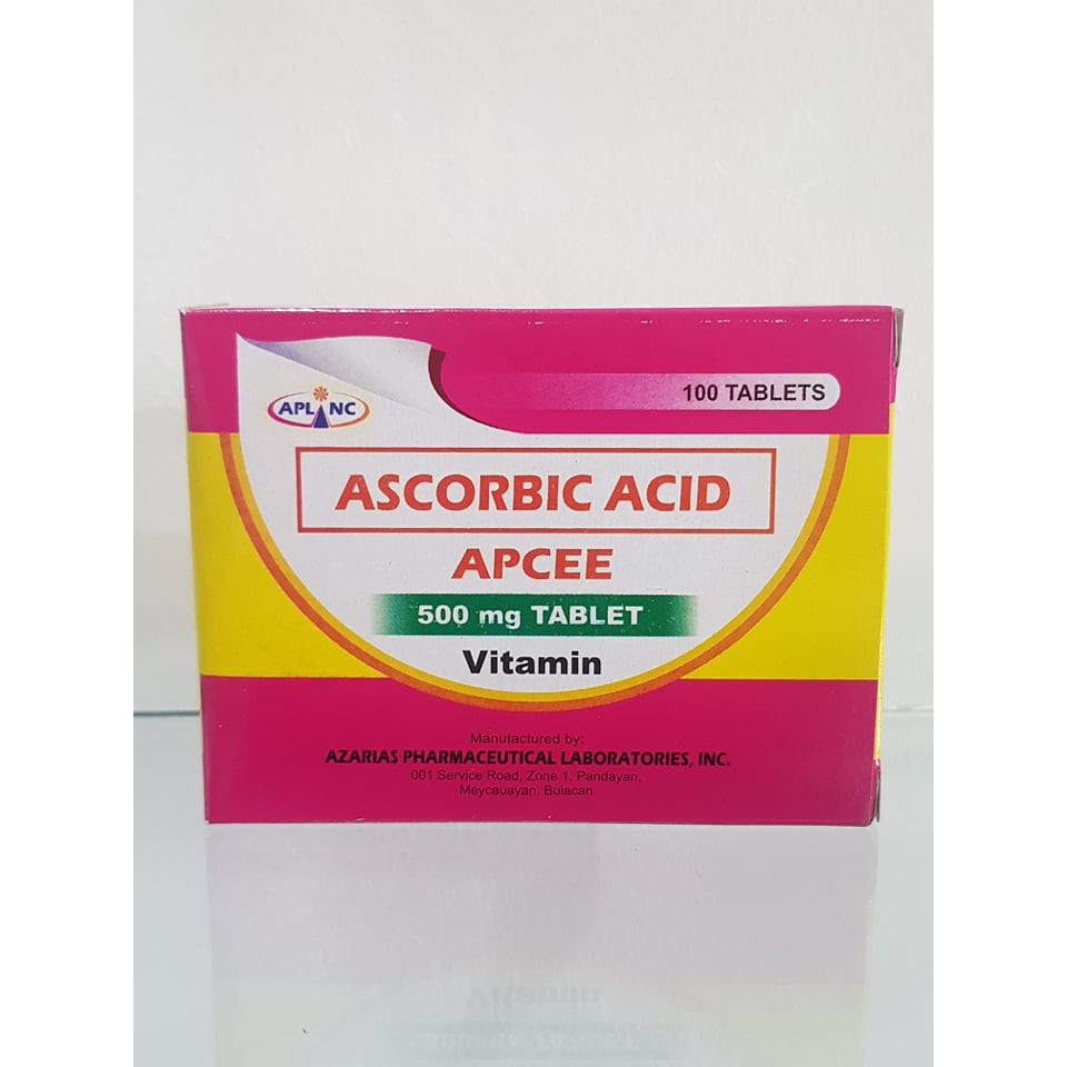 Ascorbic Acid 500mg - Apcee | Shopee Philippines