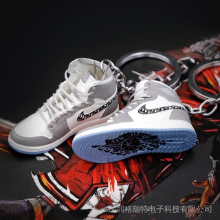 Keychain toys stationery aj footwear keychain NBA basketball Kobe bag pendant mini basketball sneakers accessories perso