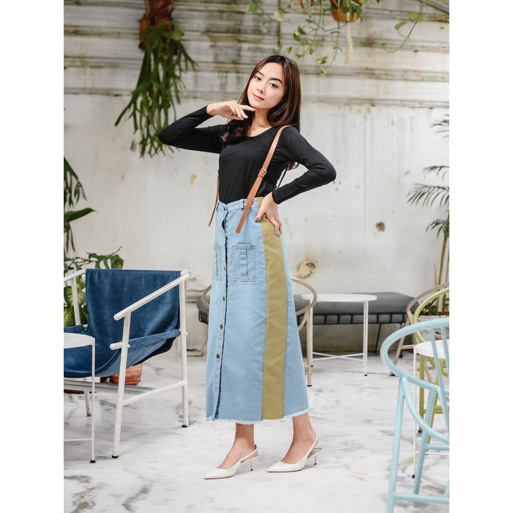 overall jeans skirt