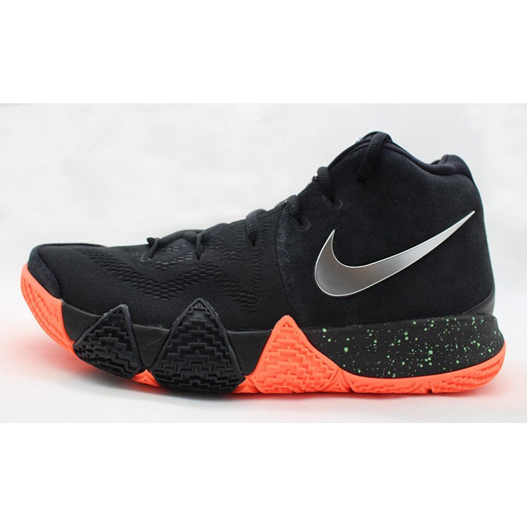 kyrie 4 black and red
