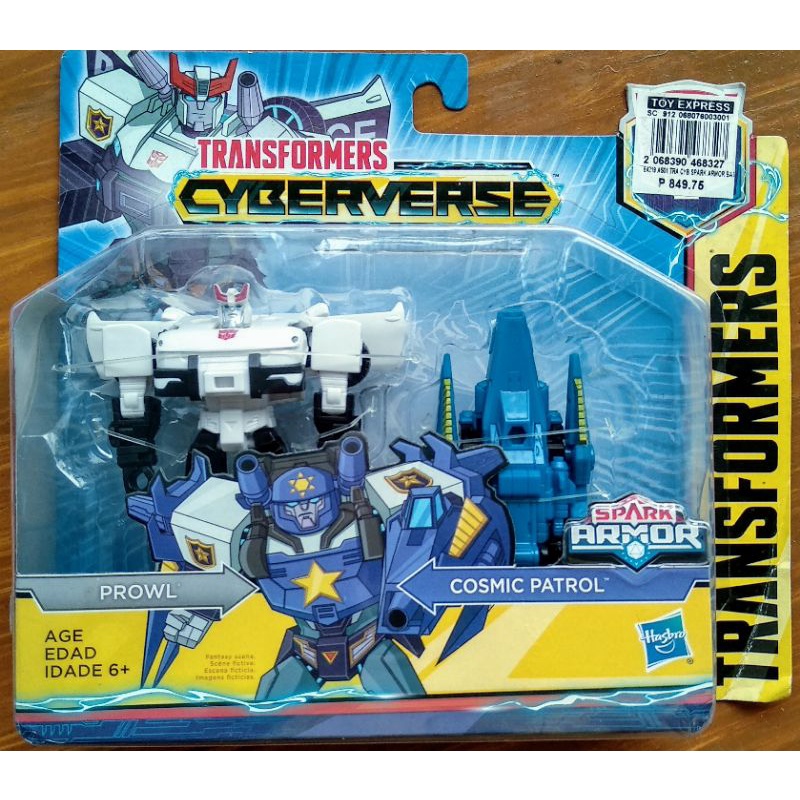 Transformers Cyberverse Spark Armor Prowl & Cosmic Patrol | Shopee ...