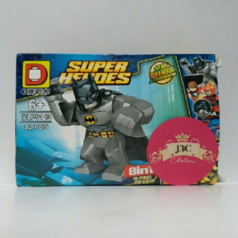 Lego Batman Gray Big Classic Box Jelek Dc Comics Bootleg | Shopee  Philippines