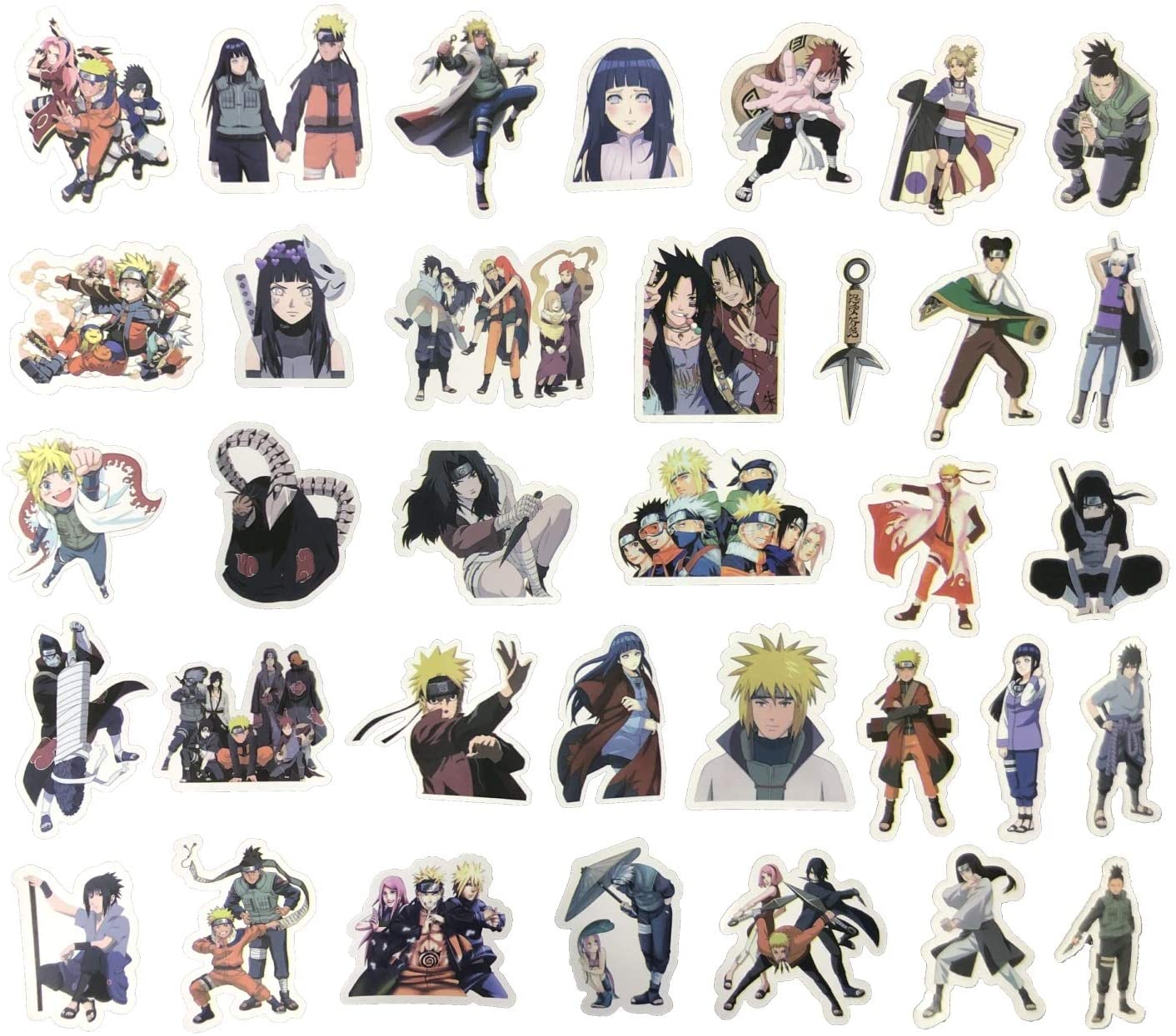 105pcs naruto stickers japanese anime vinyl stickers shopee philippines