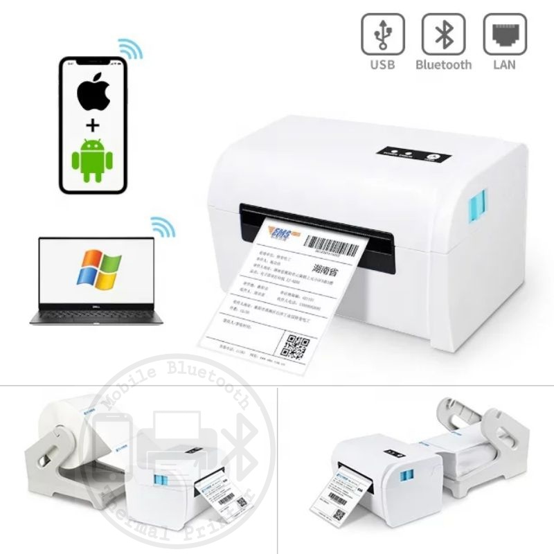 Zjiang ZJ9200 Waybill A6 Bluetooth+USB Thermal Printer Shopee