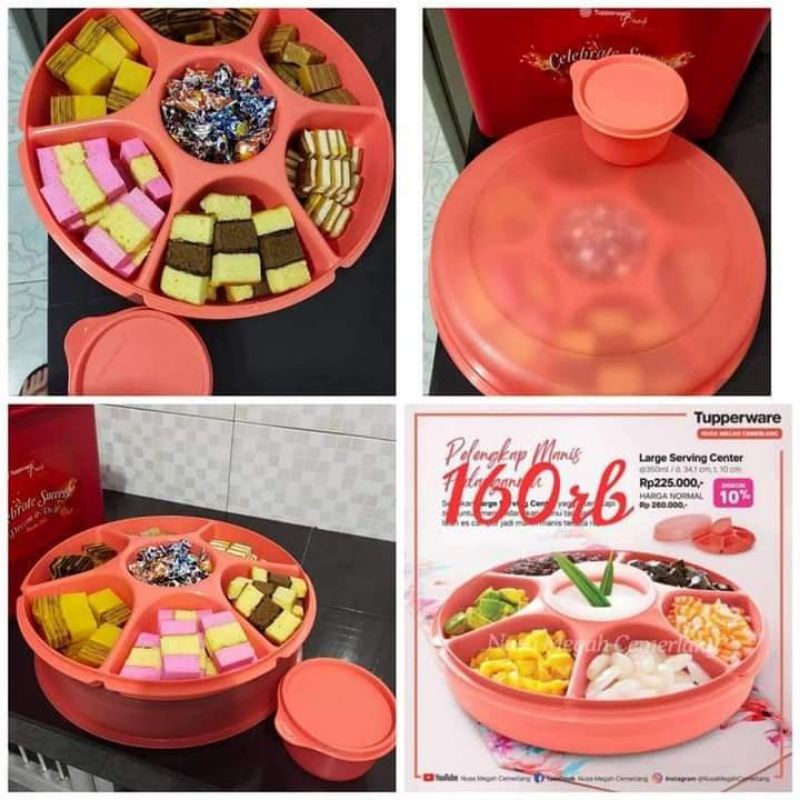 large Serving center Tupperware Brand Shopee Philippines