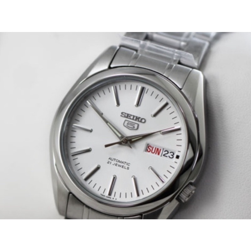 Seiko 5 SNKL41 Automatic Steel Watch White Dial SNKL41K1 | Shopee  Philippines