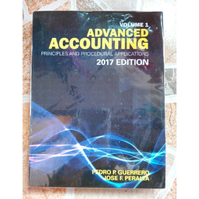 Advanced accounting principles volume 1 guerrero peralta