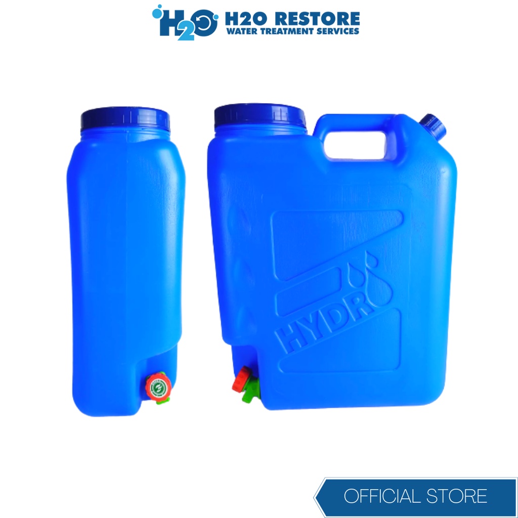 H2o-Restore Water Blue Slim Container 5 Gallon Capacity | Shopee ...