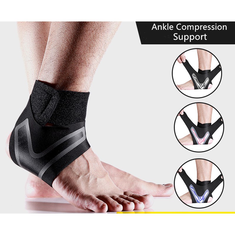 Ankle Compression Sports Strap Anti Sprain Supporter Brace Strap