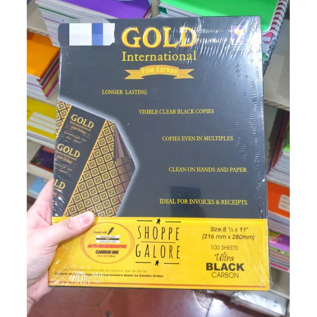 GOLD INTERNATIONAL CARBON PAPER Shopee Philippines