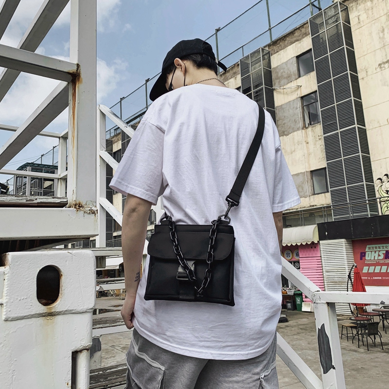 On Sale Ulzzang Korean Fashion Nylon Men Sling Bag Shoulder Bag ...