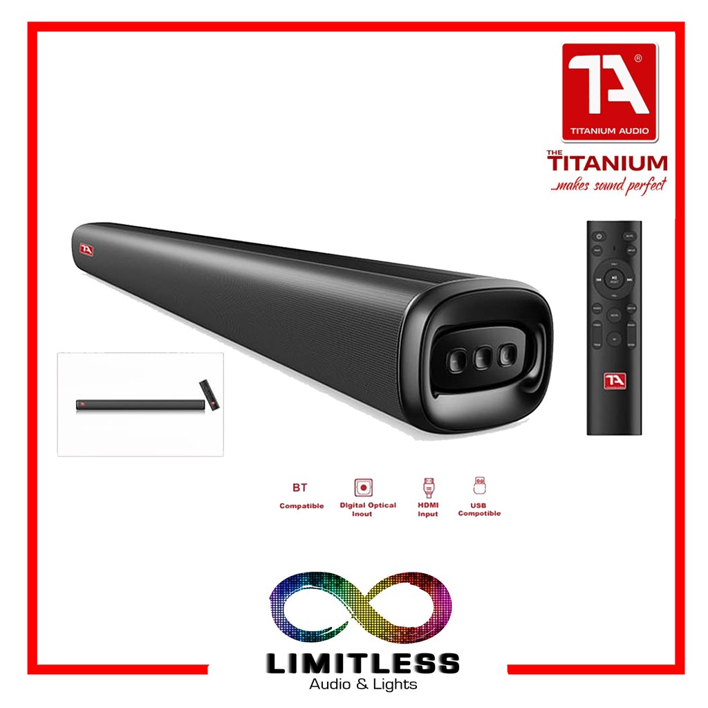 Tasb90w Soundbar Titanium Audio Shopee Philippines tasb90w soundbar titanium audio