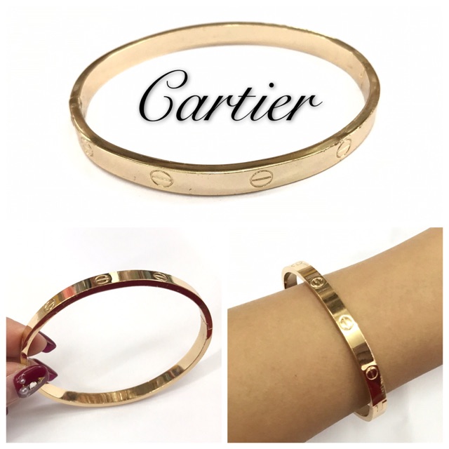 Maii] Bangkok Rose gold Cartier Bangles 