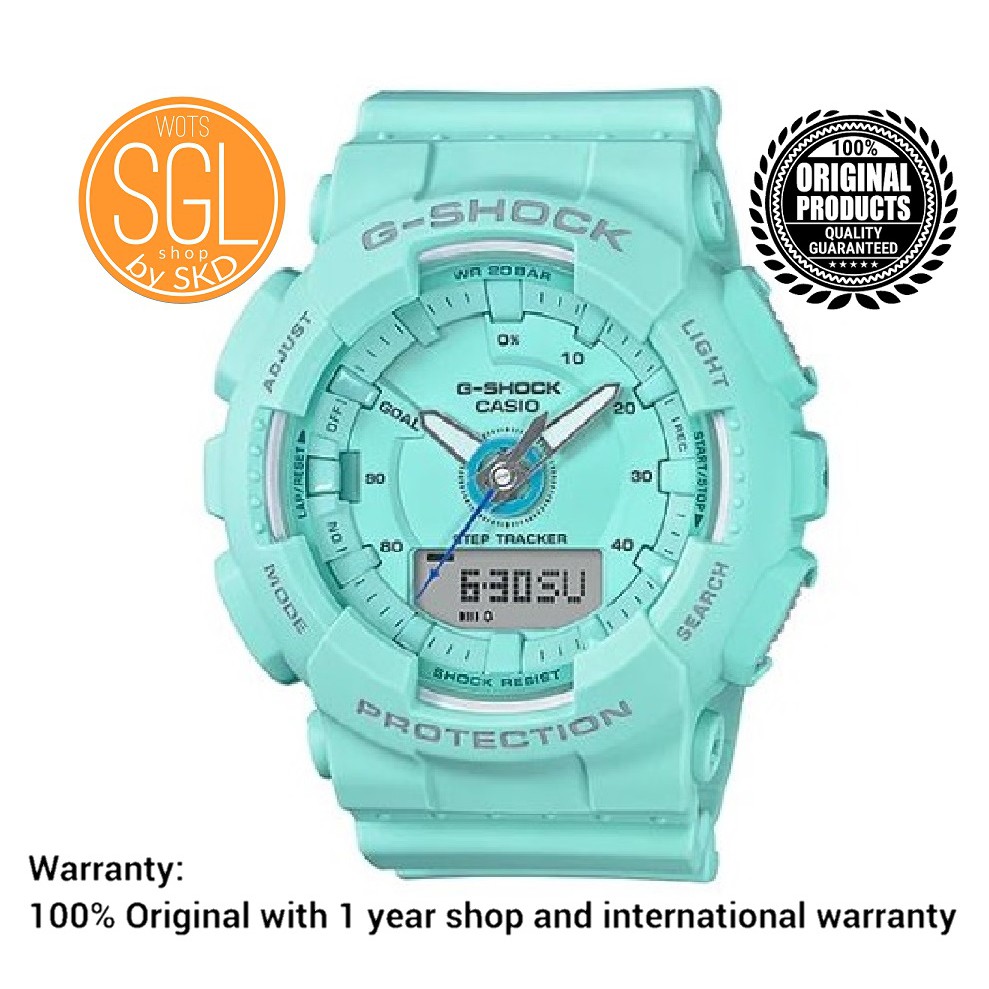 g shock blue green