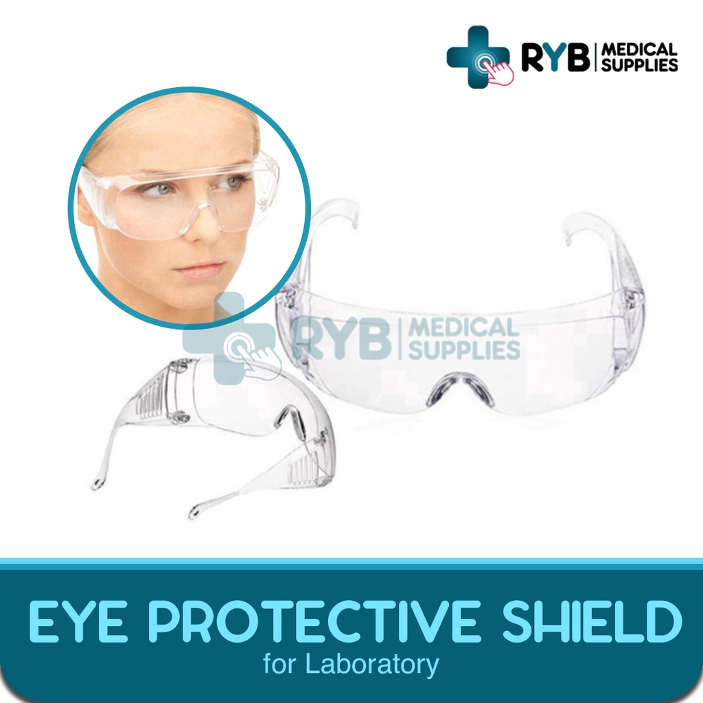 Medical Eye Protective Shield / Safety Transparent Goggles for