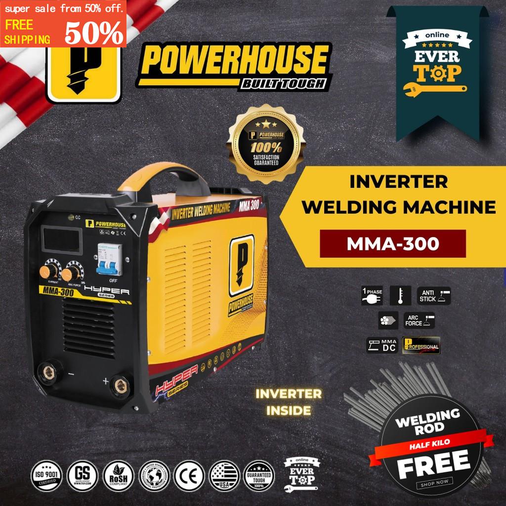 POWERHOUSE INVERTER TYPE WELDING MACHINE HYPER SERIES MMA300AMP