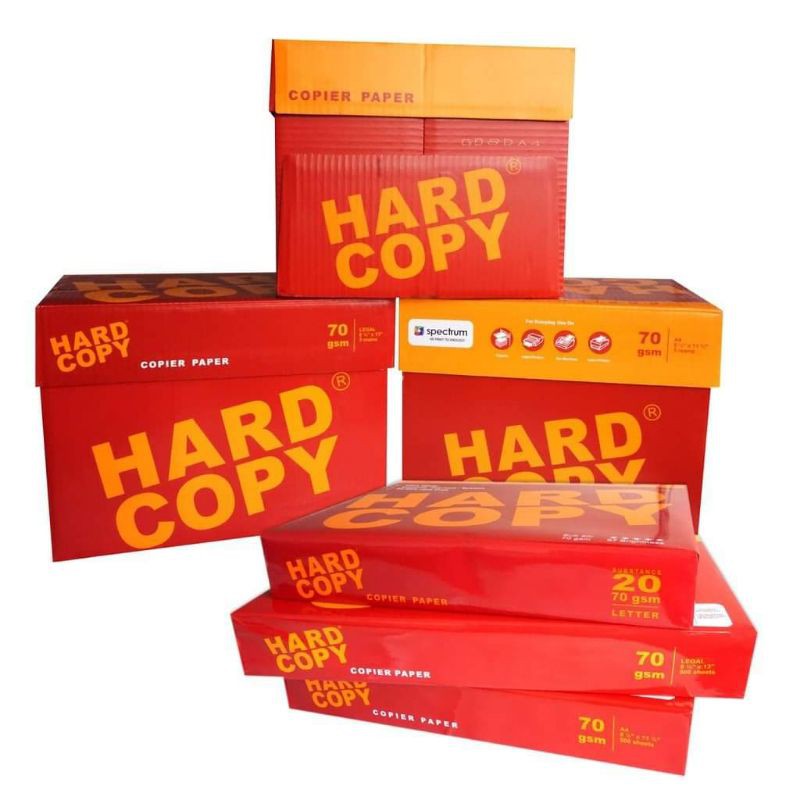 Hard copy copier paper (500 PC's per ream) substance 20 Shopee