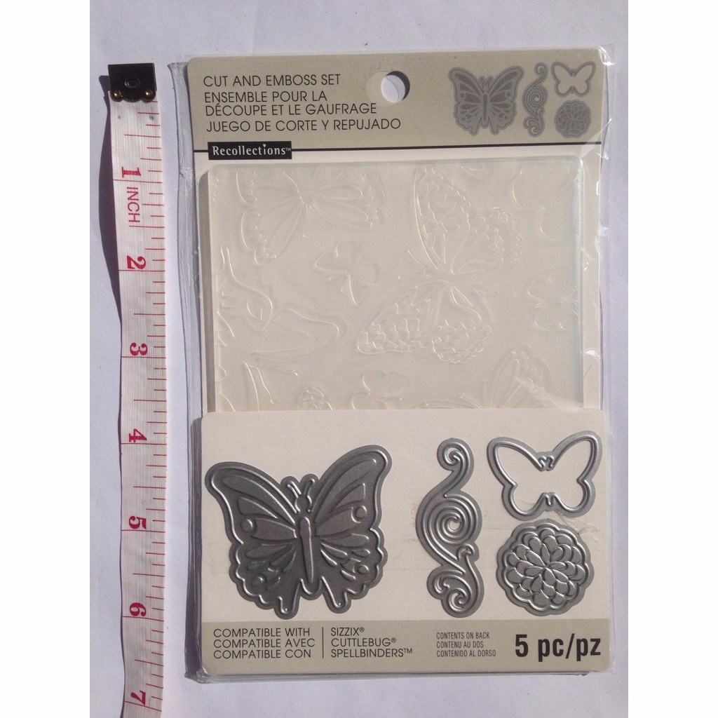 Butterfly Embossing Folder & Dies By Recollections Shopee Philippines