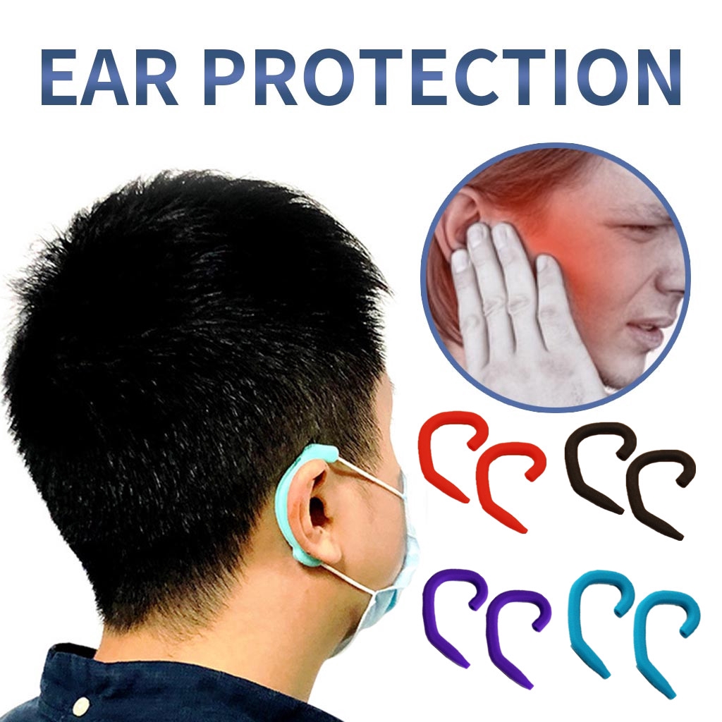 Ear Strap Accessories Anti-Tightening Ear Protector Decompression Holder Hook Ear Pain Relieved JCs Beauty Strap Extender for Ear 