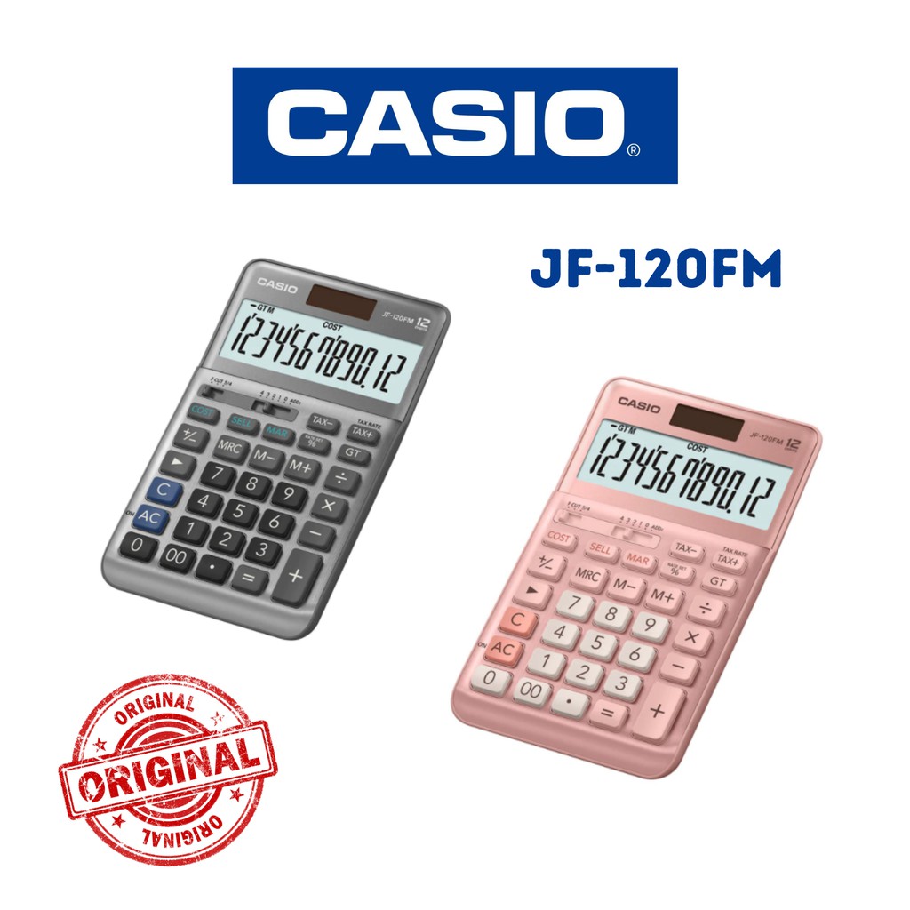 Original CASIO Business Calculator JF120FM Shopee Philippines
