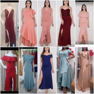 pre order made to order entourage dress gown pang abay | Shopee Philippines