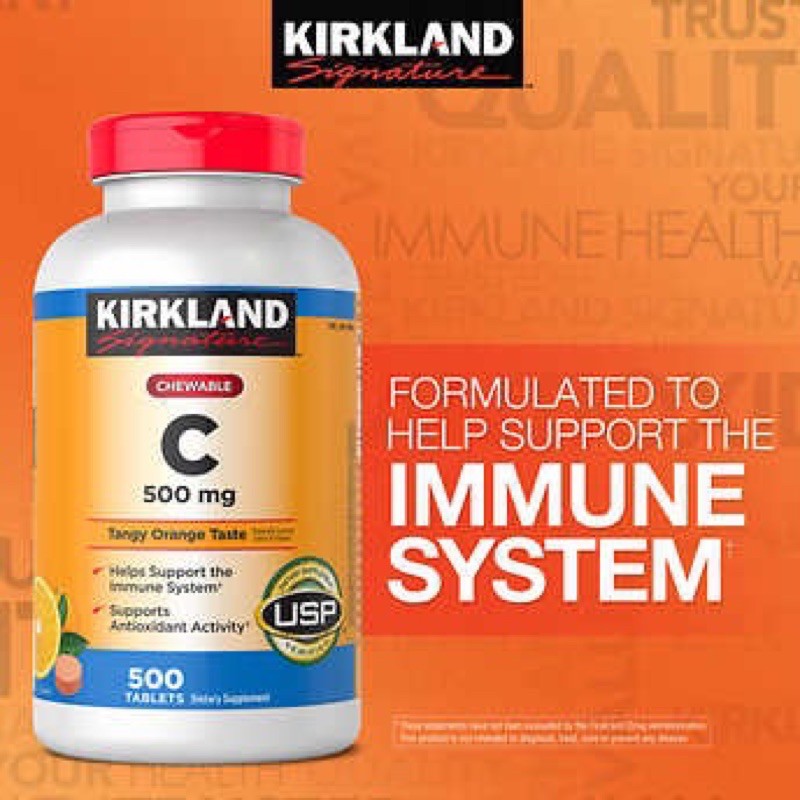 Kirkland Signature Vitamin C 500 Tablets Shopee Philippines