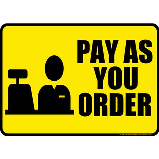 Please Pay Here-A4 Laminated Signage | Shopee Philippines