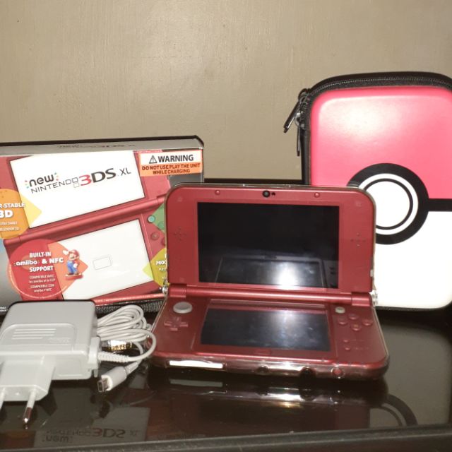 nintendo ds xl red