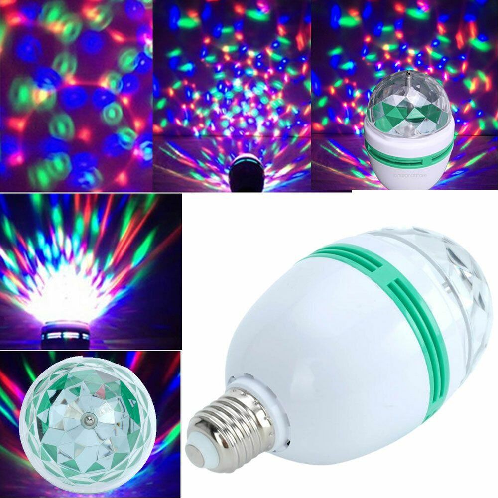 LED Light Bulb Portable Disco Ball 3W E27 LED Bulb LED Magic Ball