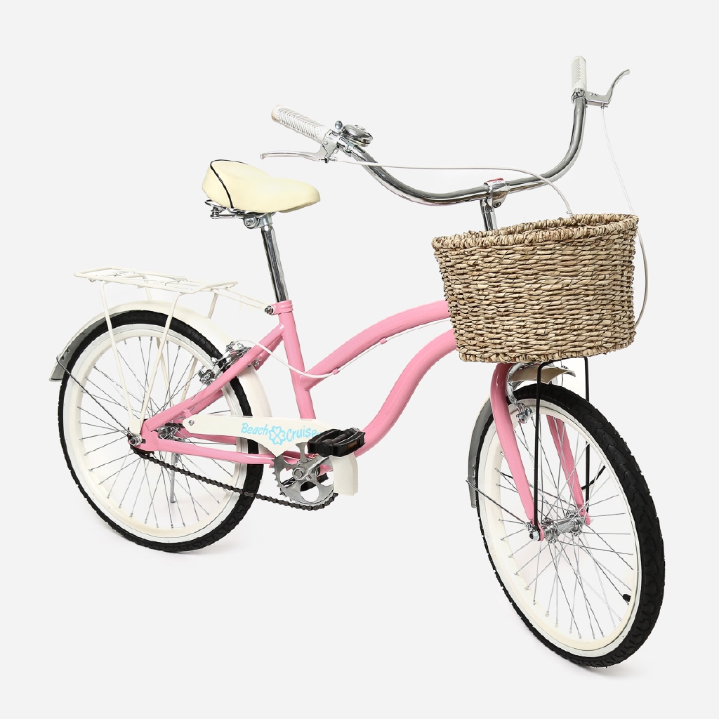 RUX Beach Cruiser Bike 40in. – Pink 