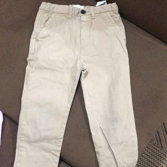 zara khaki pants