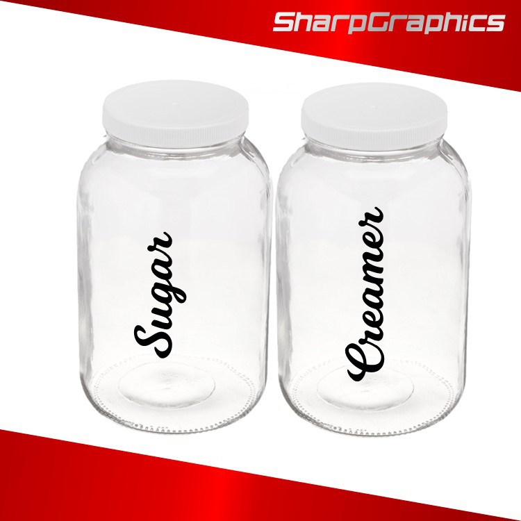 Sticker for Sugar Coffee Creamer Muscovado Jar Bottle Label Shopee