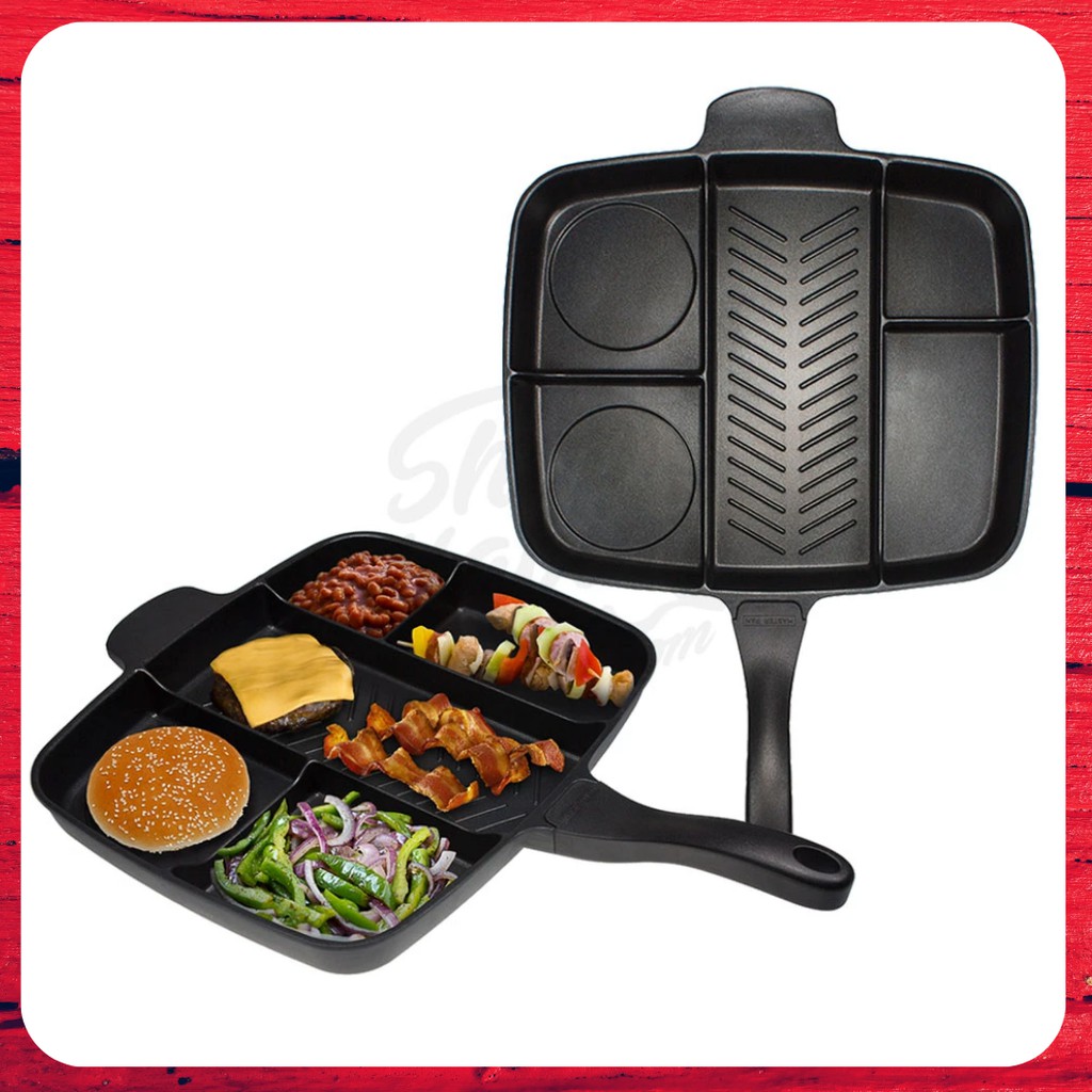5 IN 1 CERAMIC NONSTICK MAGIC PAN Shopee Philippines