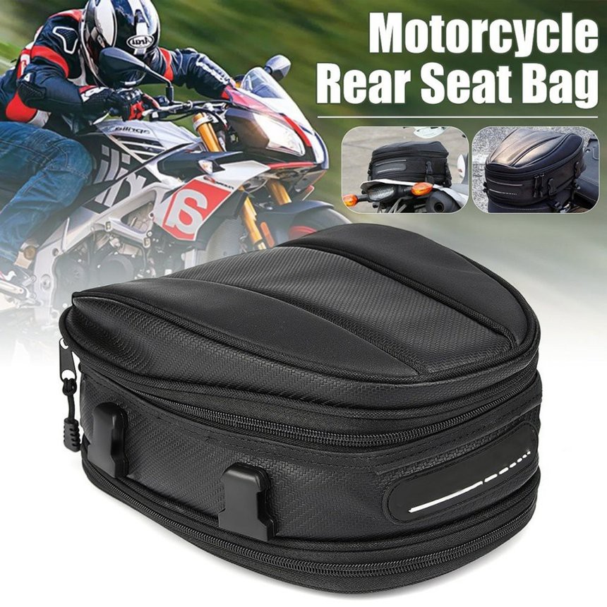 motorcycle rear luggage bag