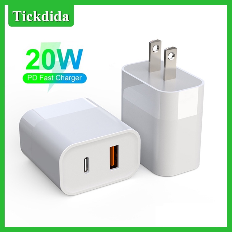 Tickdida PD 20W Charger QC3.0 Fast USB Charger Quick Charge 20W USB C