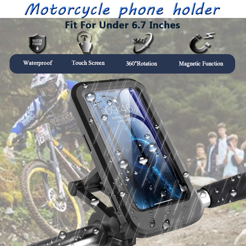 motorcycle mobile phone holder waterproof