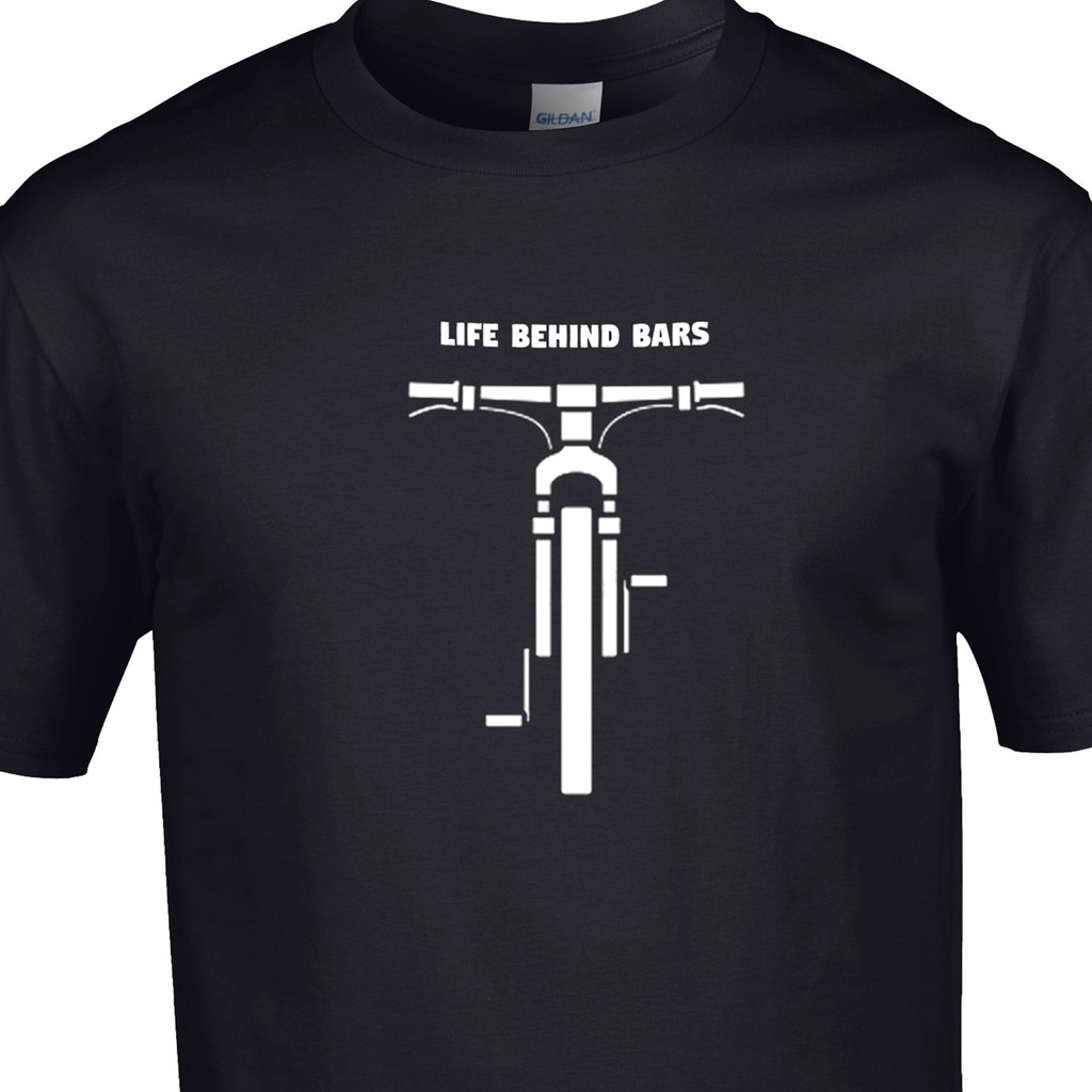 life behind bars bicycle t shirt